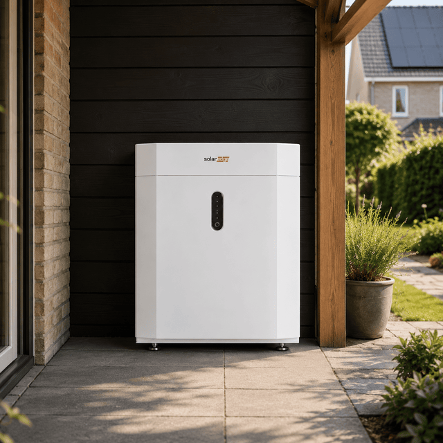 Net geplaatste slimmebatterij